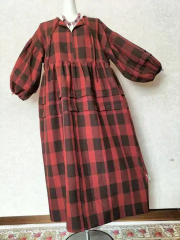 기모노 리메이크 벙벙 소매 원피스