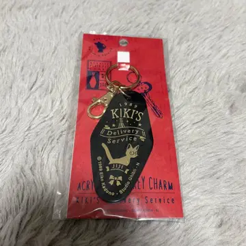 지브리 마녀 배달부 키키 지지 플레이트 키 참 (키링)