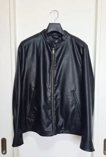 [ 미사용 ] nano universe 가죽 자켓 싱글 라이더