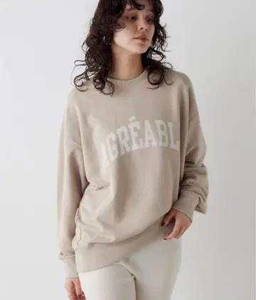 윔 가젯 로고 맨투맨 풀오버