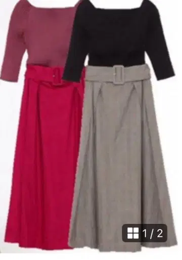 FRAY I.D 원피스 핑크색입니다