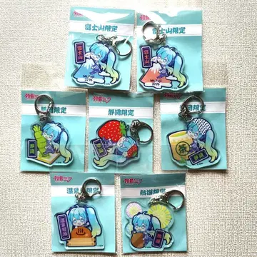 하츠네 미쿠 아크릴 키링 7개 세트