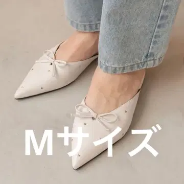 RANDA 하트 플랫 뮬