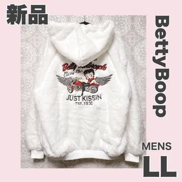새상품 [ LL ] BettyBoop 인조 모피 후드티