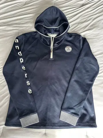 and per se 후드 부착 자켓 네이비