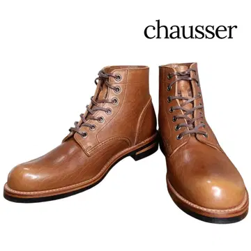 미사용급 chausser 786 7홀 Vibram 소가죽 레이스업 부츠