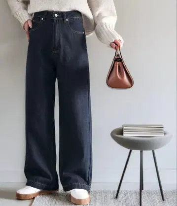 [M 사이즈] 와이드 팬츠 데님