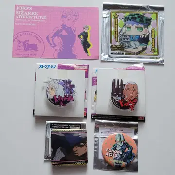 [ 6개 세트 ] 죠죠의 기묘한 모험 캔뱃지 등
