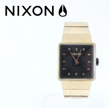 NIXON 닉슨/쿼츠 손목시계/아날로그/the QUATRO/골드