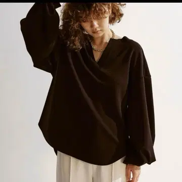 개럴개런트 네이비 종이상자 볼륨 티셔츠 블랙 일본제