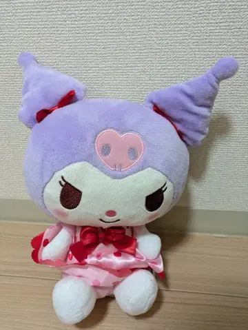 쿠로미 봉제 인형 빅 하트 산리오