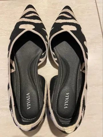 VIVAIA 애니멀 프린트 플랫슈즈