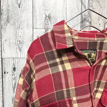 90's Field & Stream XL 플란넬 셔츠 빅 실루엣