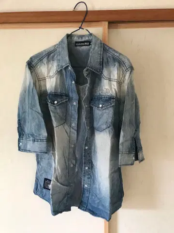 MCD 데님 셔츠 7부 소매