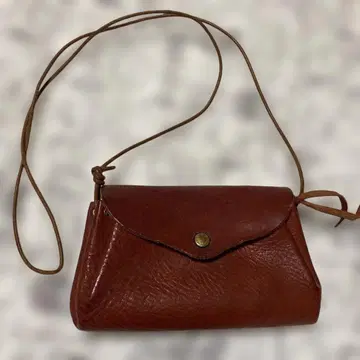 키소라 가죽 숄더백 빨간색