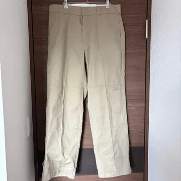 DICKIES 디키즈 트윌 더블니 워크 팬츠 레드캡