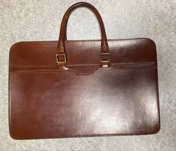 BEAMS F 브라이들 가죽 브리프 케이스 스코틀랜드제