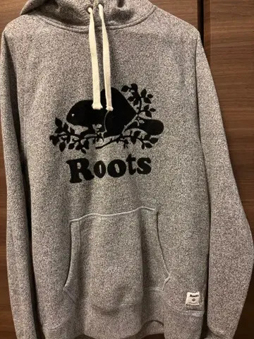 Roots 그레이 후드 맨투맨