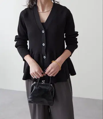 [ -3kg! ] 2way 라이트 페플럼 가디건 Omekashi