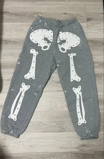 Dirtybox archie 뼈 패턴 조거 팬츠 M 사이즈