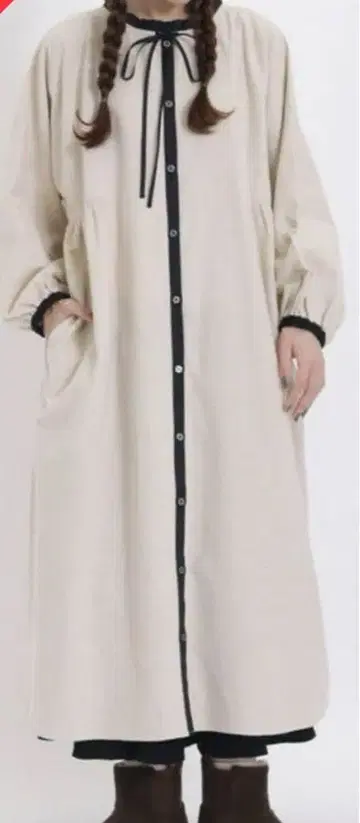 사만사 모스모스 바이컬러 원피스