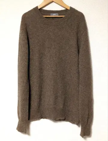 새상품급 섬유의 보석 쉽스 야크 100% 스웨터 부드러운 소재 M 남성용