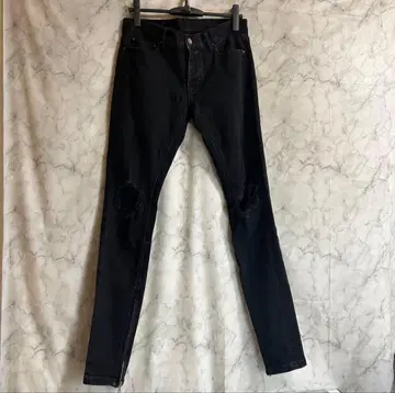 블랙 스키니 데님 30 mnml