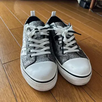 ASH 실버 글리터 스니커즈