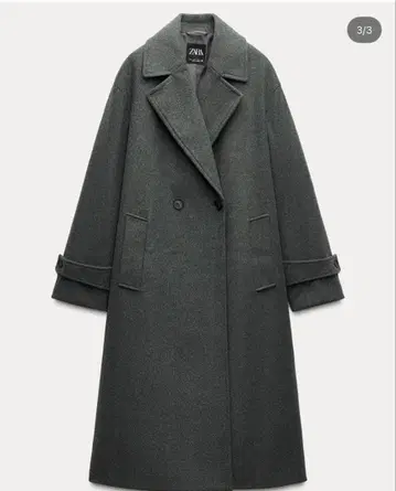 ZARA 오버 사이즈 체스터 코트