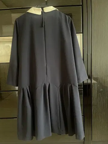 네이비 무릎 기장 원피스 42 사이즈