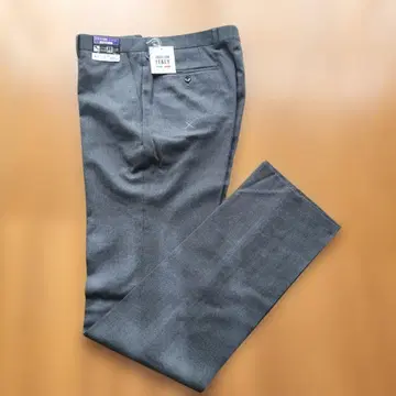 [택 포함 새상품] 이탈리아제 울 슬랙스 88cm 덕 그레이