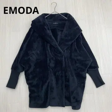 EMODA 에모다 오버 후드 보아 코쿤 코트