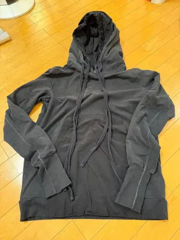 thom/krom 후드 부착 블랙 후드티 사이즈 S