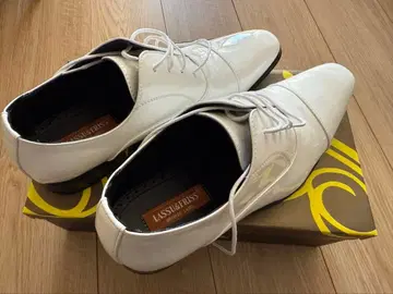 LASSU&FRISS / 스트레이트 팁 내깃털 드레스 슈즈 939 화이트