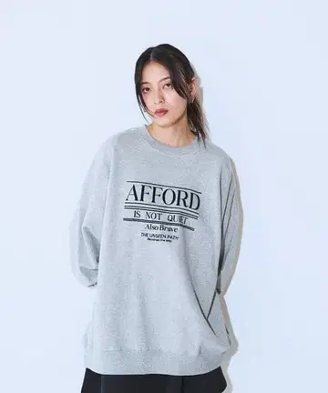 JEANSIS 헤비 웨이트 우라케 BIG 로고 풀오버