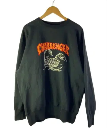 CHALLENGER 맨투맨/XL/코튼/블랙/블랙