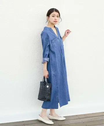 차오패닉 티피 Lee 콜라보 데님 원피스