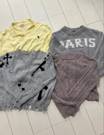 겨울 의류 4벌 세트