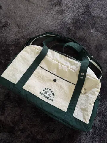 LACOSTE x STARBUCKS 보스턴 백