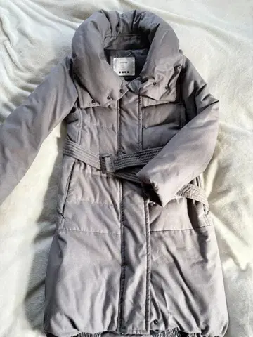 PLST 그레이 다운 자켓