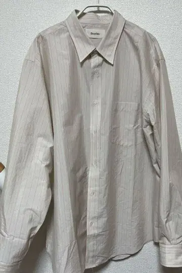 어니 파로 25SS 실크 코튼 스트라이프 셔츠