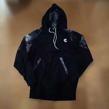 CRONOS 후드 부착 블랙 후드티