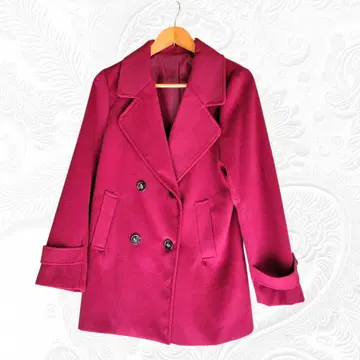 코트 여성용 빨간색