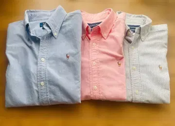 랄프 로렌 긴팔 셔츠 세트 S(7) 사이즈