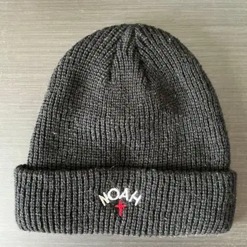 NOAH 블랙 니트 모자