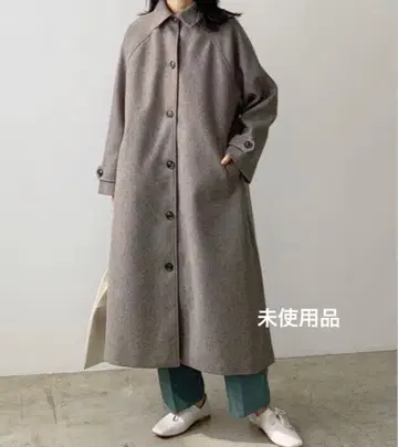 lian 스텐카라 코트 멜란지 그레이