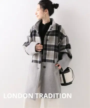 LONDON TRADITION 런던 트래디션 스탠드 카라 코트