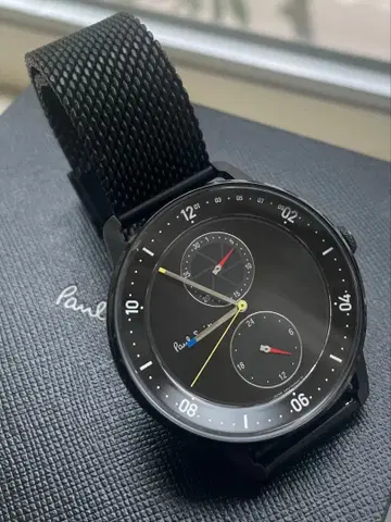 [배터리 새상품급] 폴스미스 손목시계 40mm , 블랙