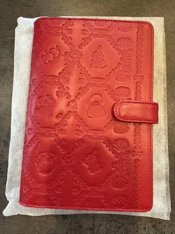 [ 미사용 새상품 ] 리틀 미이 천연 가죽 약 수첩 케이스