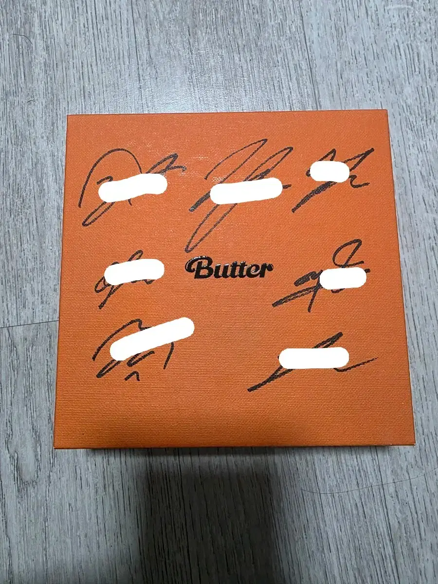 BTS Butter signed album